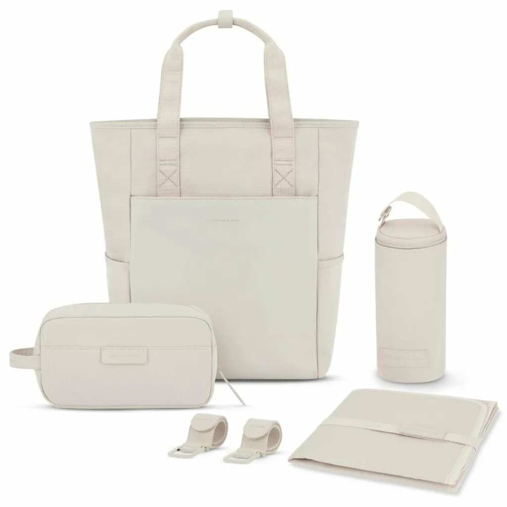 Hot Kapten & Son Lindby Wickeltaschenset 4 tlg. Laptopfach sandstone