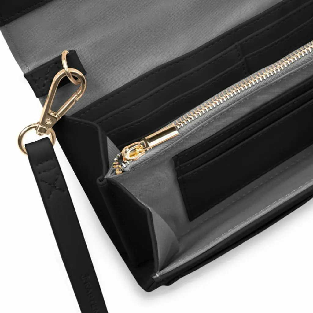 Kapten & Son Damengeldbörsen Querformat<Versailles Geldbörse 18 cm all black