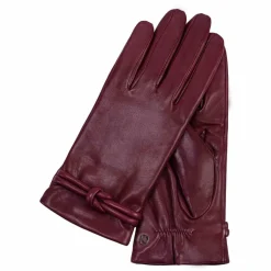 Online Kessler Olivia Cashmere Handschuhe Leder bordeaux