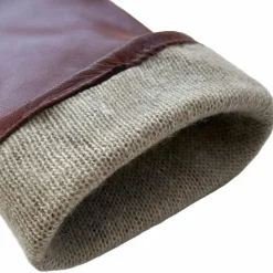 Online Kessler Olivia Cashmere Handschuhe Leder bordeaux