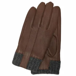Kessler Herrenhandschuhe<Otis Handschuhe Leder dark brown