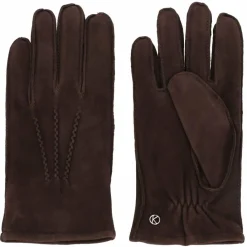 Kessler Herrenhandschuhe<Viggo Handschuhe Leder warm dark brown