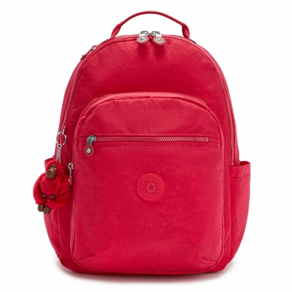 Discount Kipling Back To School Seoul Rucksack 44 cm Laptopfach true pink