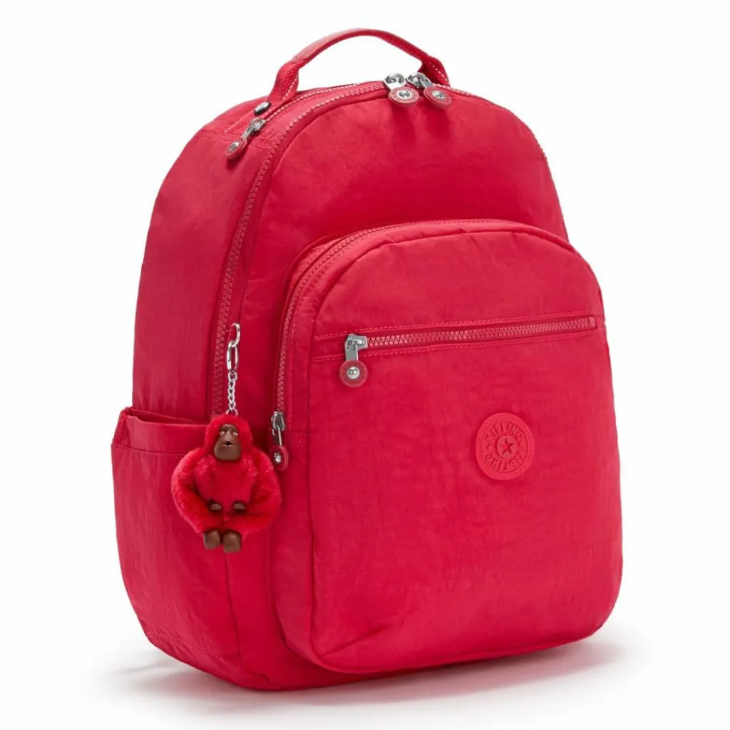 Discount Kipling Back To School Seoul Rucksack 44 cm Laptopfach true pink