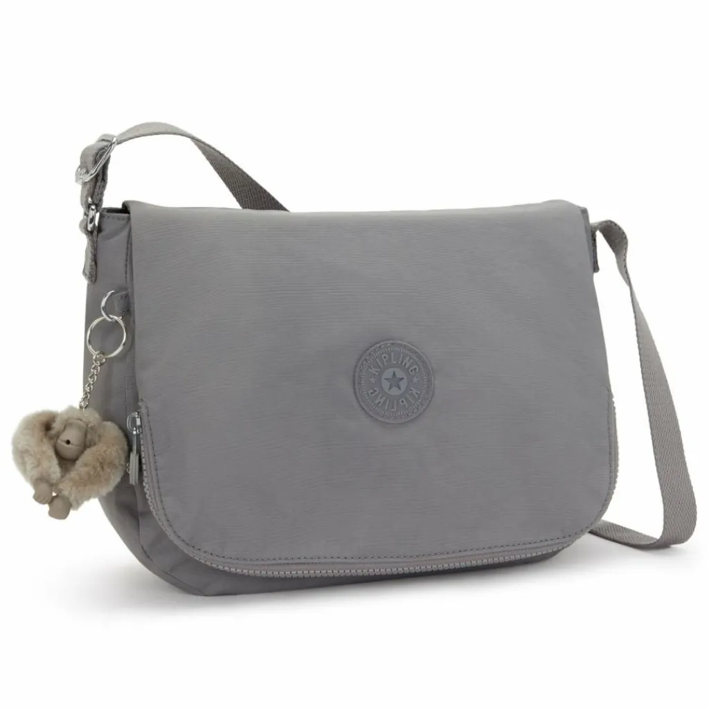 Best Kipling Basic Earthbeat Umhängetasche 30 cm inviting grey