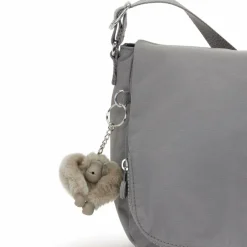 Best Kipling Basic Earthbeat Umhängetasche 30 cm inviting grey