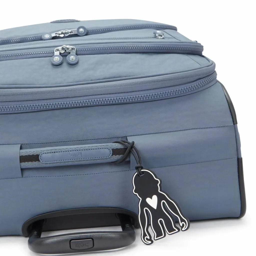 Outlet Kipling Basic New Youri Spin 4 Rollen Trolley L 76 cm mit Dehnfalte blue stone