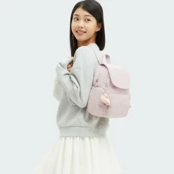 Sale Kipling Basic Plus City Zip Mini City Rucksack 29 cm pink shine