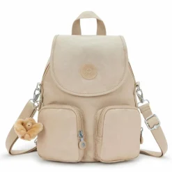 Sale Kipling Basic Plus Firefly Up City Rucksack 31 cm sparkled beige