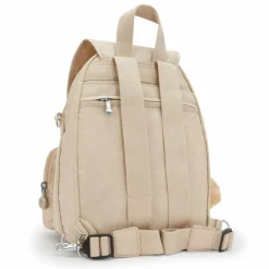 Sale Kipling Basic Plus Firefly Up City Rucksack 31 cm sparkled beige