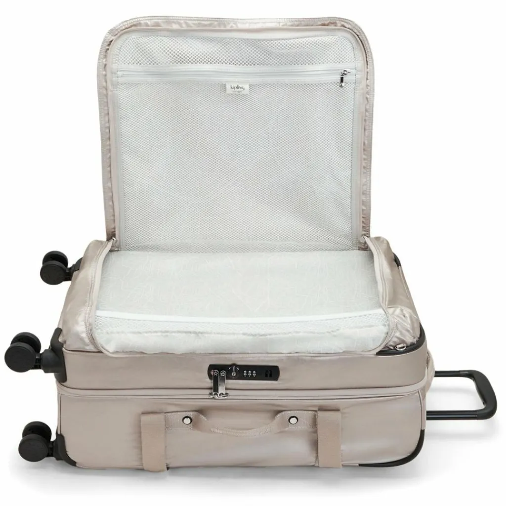 Kipling Weichgepäck|4-Rollen Koffer<Basic Plus Spontaneous M 4 Rollen Trolley 66 cm metallic glow