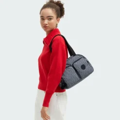 Kipling Basic Prt Cool Defea Schultertasche 33 cm signature print