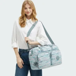 Kipling Weekender|Reisetaschen Ohne Rollen<Basic Prt Deffea Weekender Reisetasche XL 44 cm palmtree leaves