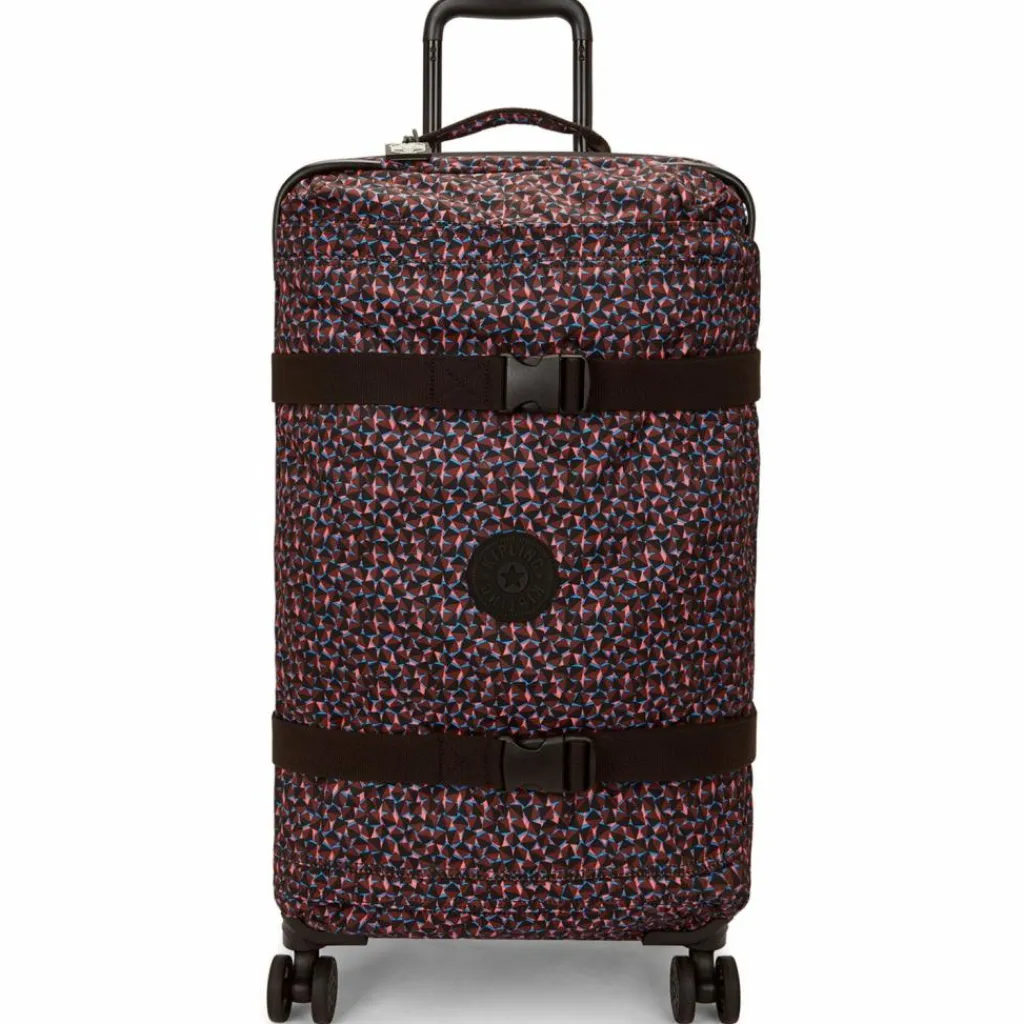Kipling Weichgepäck|4-Rollen Koffer<Basic Prt Spontaneous 4 Rollen Trolley M 66 cm happy squares