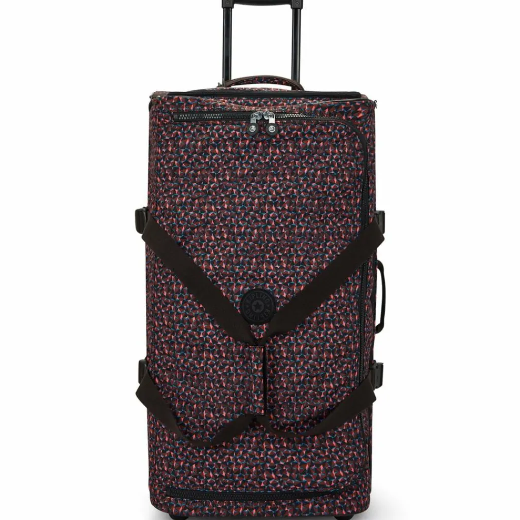 Discount Kipling Basic Prt Teagan 2 Rollen Reisetasche L 77 cm happy squares