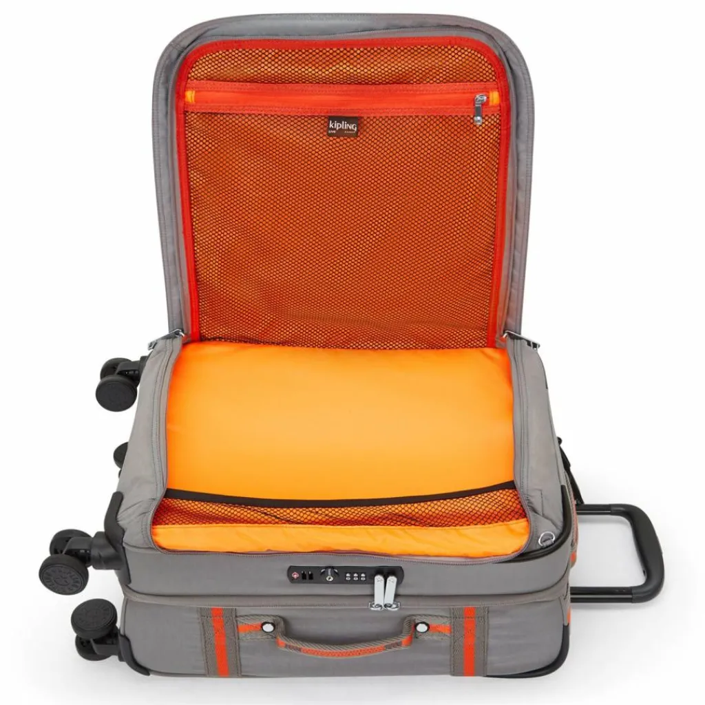 Kipling Weichgepäck Kabinengepäck|4-Rollen Kabinentrolleys<Basic Spontaneous 4 Rollen Kabinentrolley S 33 cm inviting grey