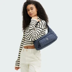 Kipling Henkeltaschen|Schultertaschen<Denim Love Karis Schultertasche S 35 cm signature denim