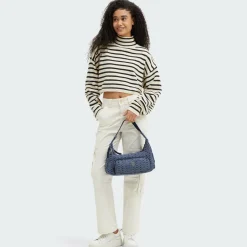 Kipling Henkeltaschen|Schultertaschen<Denim Love Karis Schultertasche S 35 cm signature denim