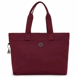 Hot Kipling Elevated Jacquard Colissa Up Shopper Tasche 50 cm Laptopfach maroon tile jq