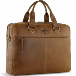 Klondike 1896 Gold Brain Aktentasche Leder 35 cm Laptopfach