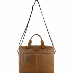 Klondike 1896 Gold Brain Aktentasche Leder 35 cm Laptopfach