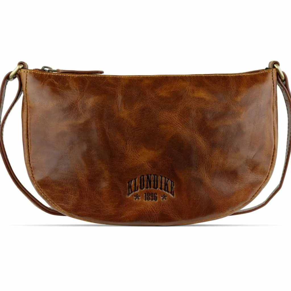 Clearance Klondike 1896 Mountain Schultertasche Leder 29 cm cognac