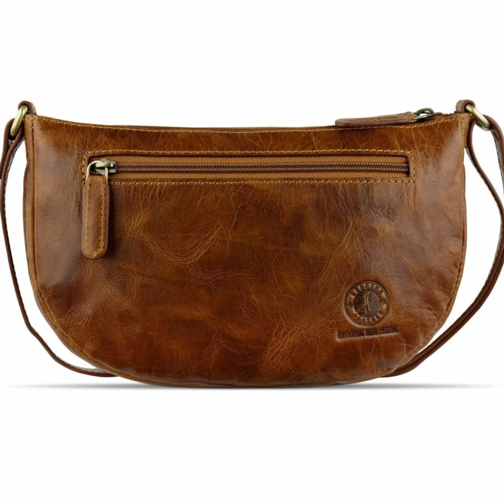 Clearance Klondike 1896 Mountain Schultertasche Leder 29 cm cognac