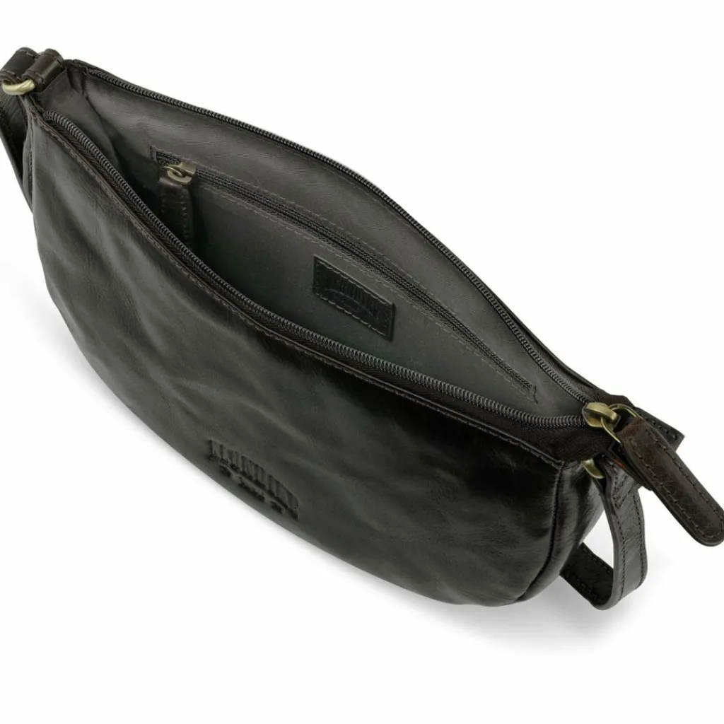Klondike 1896 Henkeltaschen|Schultertaschen<Mountain Schultertasche Leder 29 cm dunkelbraun