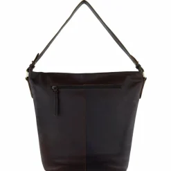 Klondike 1896 Schultertaschen<Rush Samanta Schultertasche Leder 27 cm dunkelbraun