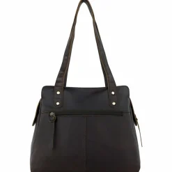 Hot Klondike 1896 Rush Zoe Schultertasche Leder 26 cm dunkelbraun