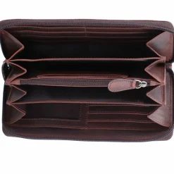 Outlet Klondike 1896 Viola Geldbörse Leder 20 cm dunkelbraun