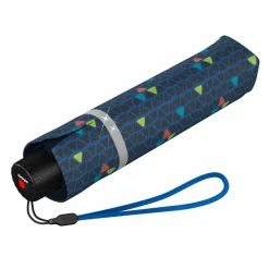 Knirps Rookie Taschenschirm 22 cm triple blue reflective