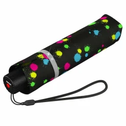 Knirps Taschenschirme|Reiseschirme<Rookie Taschenschirm 22 cm bubble bust reflective