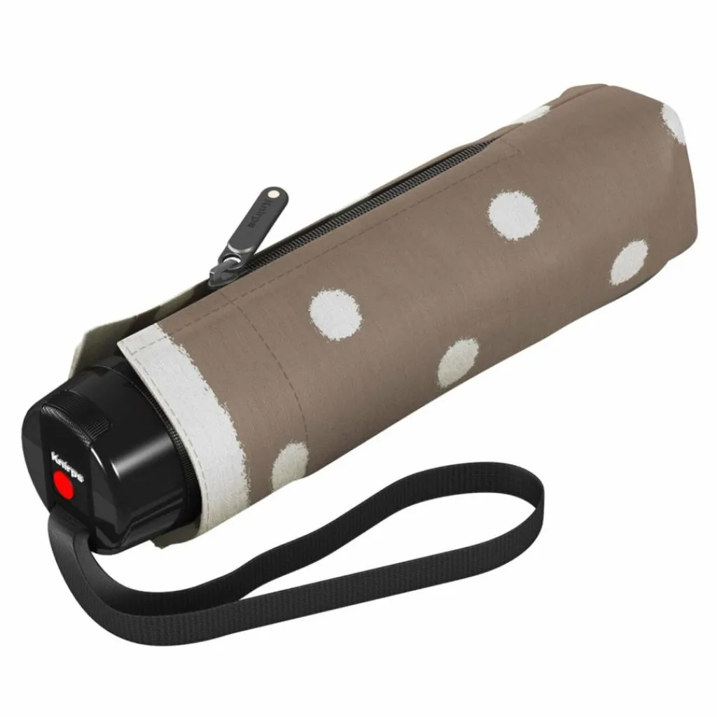 Knirps Taschenschirme|Reiseschirme<T.020 Taschenschirm 19,5 cm dot art taupe