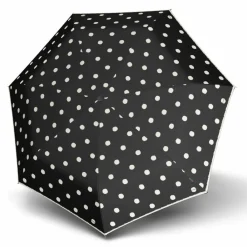 Knirps Taschenschirme|Reiseschirme<T.020 Taschenschirm 19,5 cm dot art black