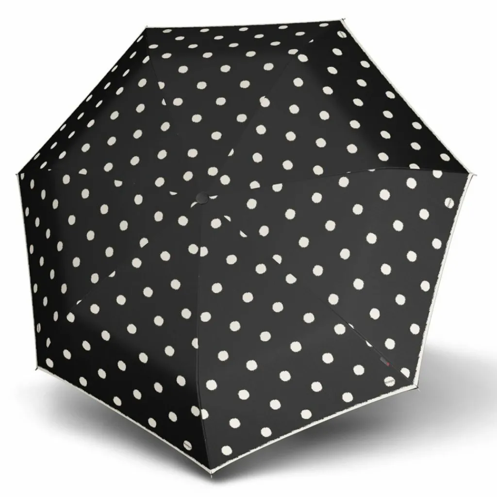Knirps Taschenschirme|Reiseschirme<T.020 Taschenschirm 19,5 cm dot art black