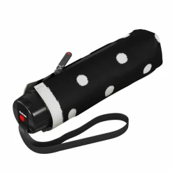 Knirps Taschenschirme|Reiseschirme<T.020 Taschenschirm 19,5 cm dot art black