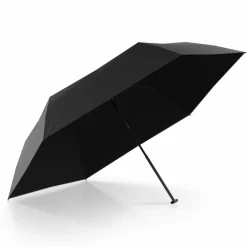 Hot Knirps US.050 Ultra Light Slim Manual Taschenschirm 21 cm black, with bl