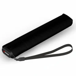 Hot Knirps US.050 Ultra Light Slim Manual Taschenschirm 21 cm black, with bl