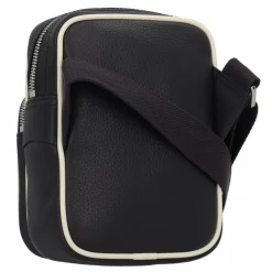 New Lacoste Angy Umhängetasche Leder 14 cm abimes farine