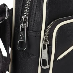 New Lacoste Angy Umhängetasche Leder 14 cm abimes farine