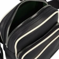 New Lacoste Angy Umhängetasche Leder 14 cm abimes farine