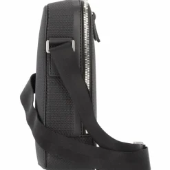 Clearance Lacoste Chantaco Umhängetasche Leder 17 cm noir