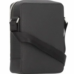 Clearance Lacoste Chantaco Umhängetasche Leder 17 cm noir