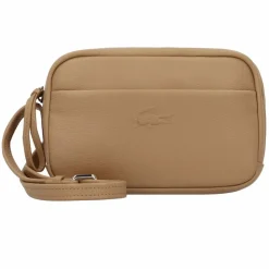 Lacoste Umhängetaschen<City Court Umhängetasche Leder 21.5 cm warm beige