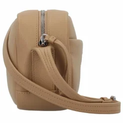 Lacoste Umhängetaschen<City Court Umhängetasche Leder 21.5 cm warm beige