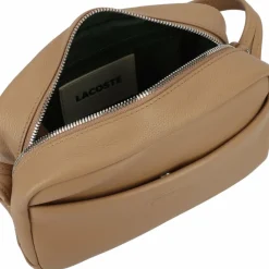 Lacoste Umhängetaschen<City Court Umhängetasche Leder 21.5 cm warm beige