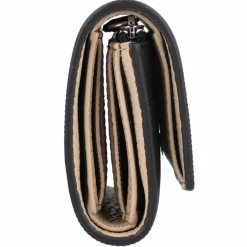 Lacoste Handytaschen|Damengeldbörsen Querformat<Core Essentials Anna Geldbörse 12 cm noir krema