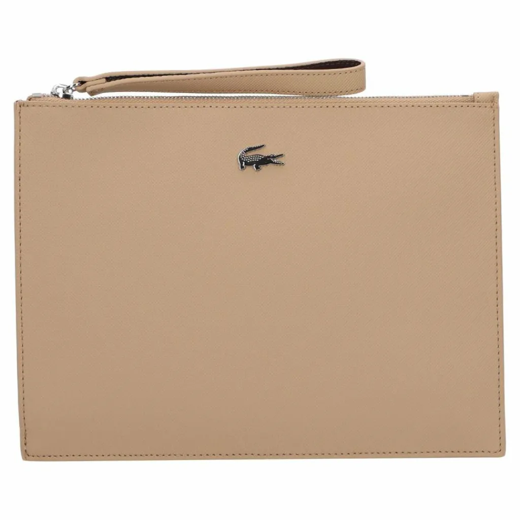 Lacoste Core Essentials Anna Clutch Tasche 28 cm viennois puce