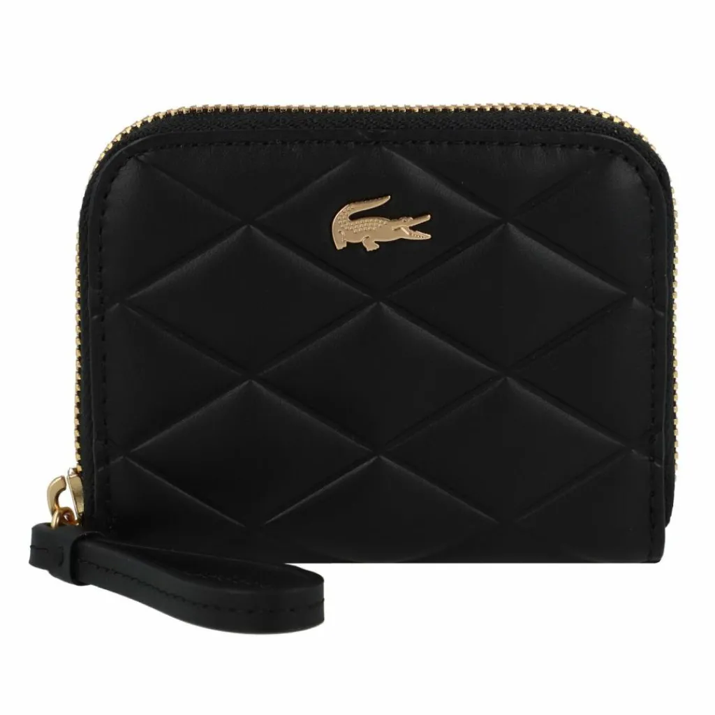 Damen Lacoste Core Essentials Crocodelle Geldbörse Leder 10.5 cm